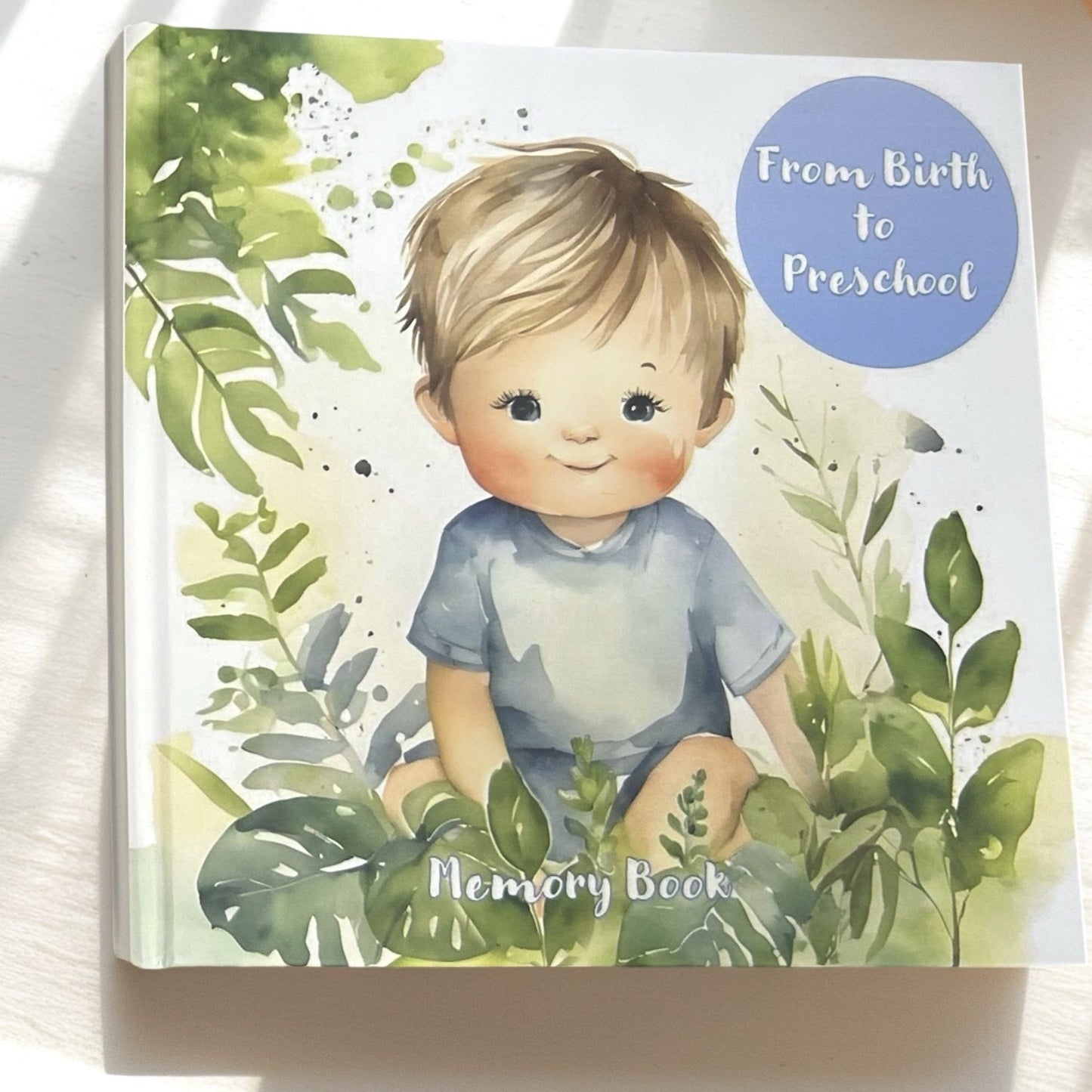 From Birth to Preschool Memory Book